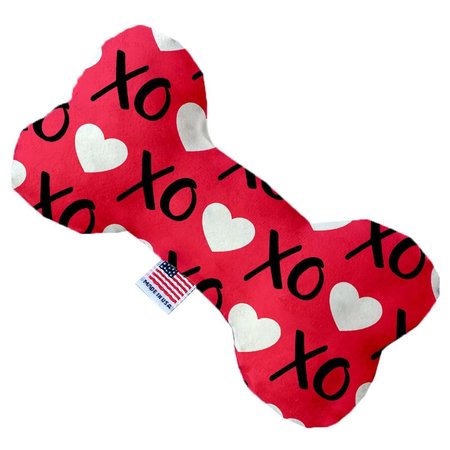 MIRAGE PET PRODUCTS 6 in. Red XOXO Bone Dog Toy 1101-TYBN6